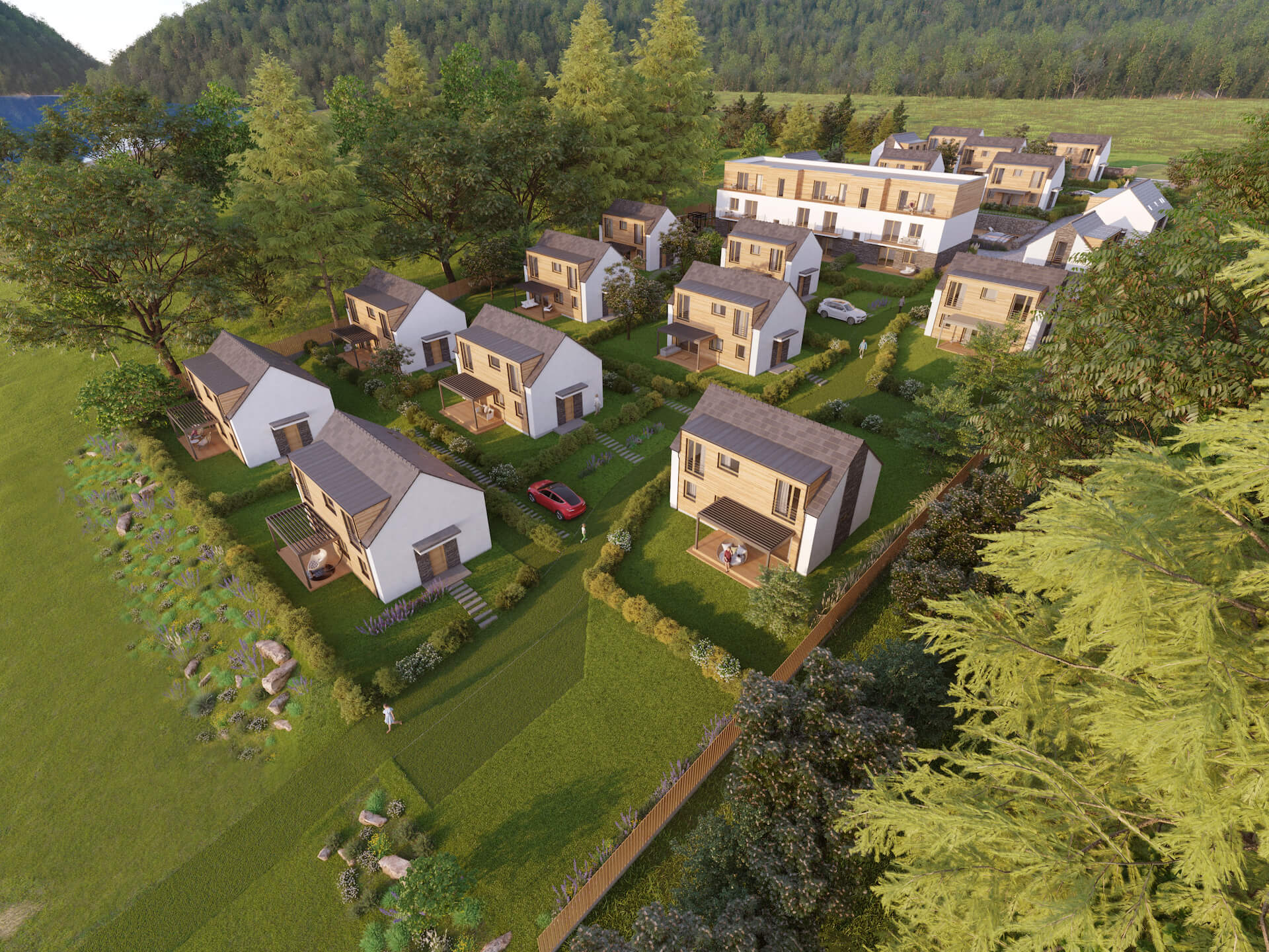 Lakeside resort Slapy